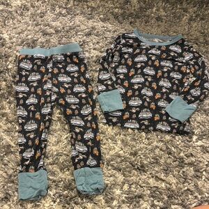 2T bamboo crew +company pajamas